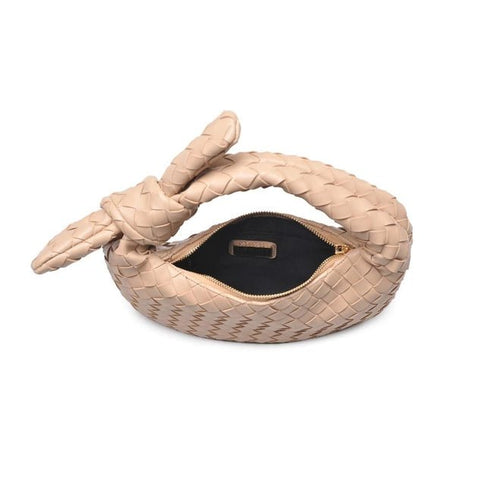Lizbeth Woven Knot Clutch - Urban Expressions - Natural